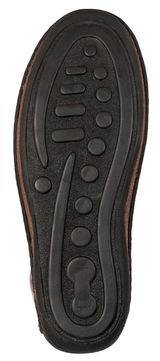 Pure Leather Dark Brown Classic Slip-on Shoes - Dr. Watson, DM5506ODNWOP