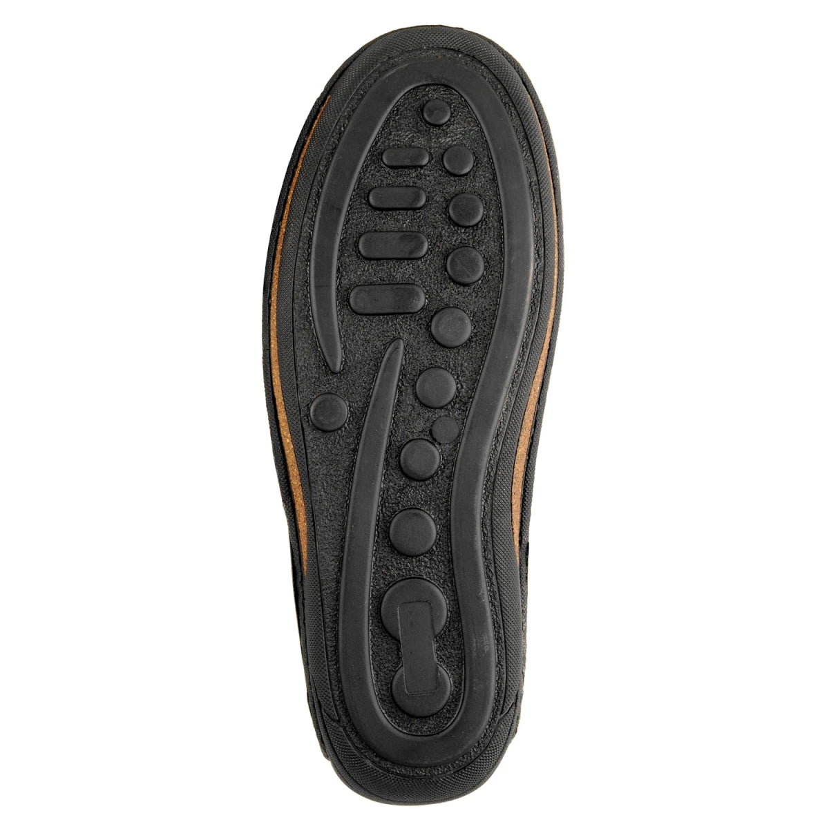Pure Leather Black Sandal, with Driving Shoe Sole - Transformer, DMRONBLK25