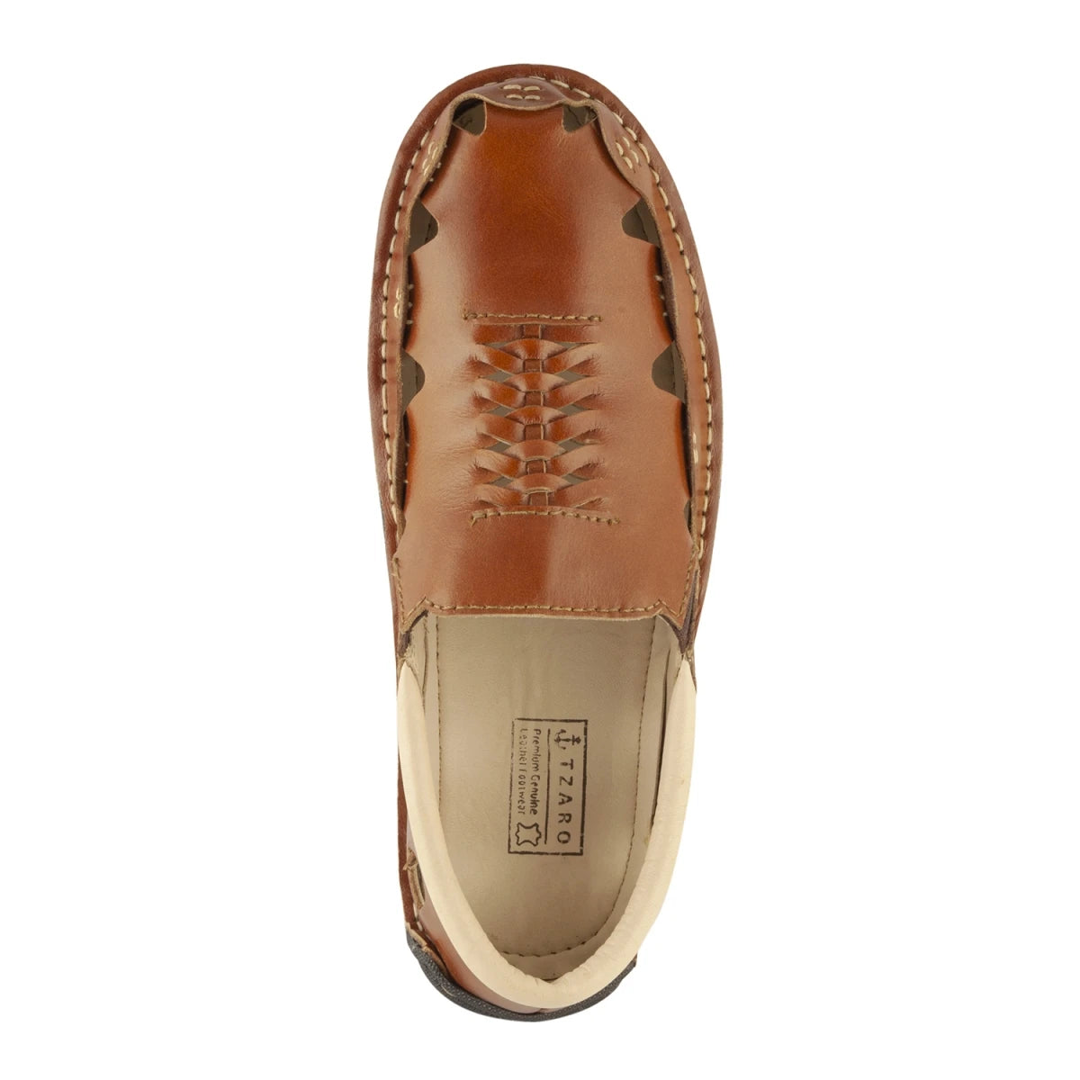 Pure Leather Tan Sandal, with Driving Shoe Sole - Transformer, DMRONTAN23