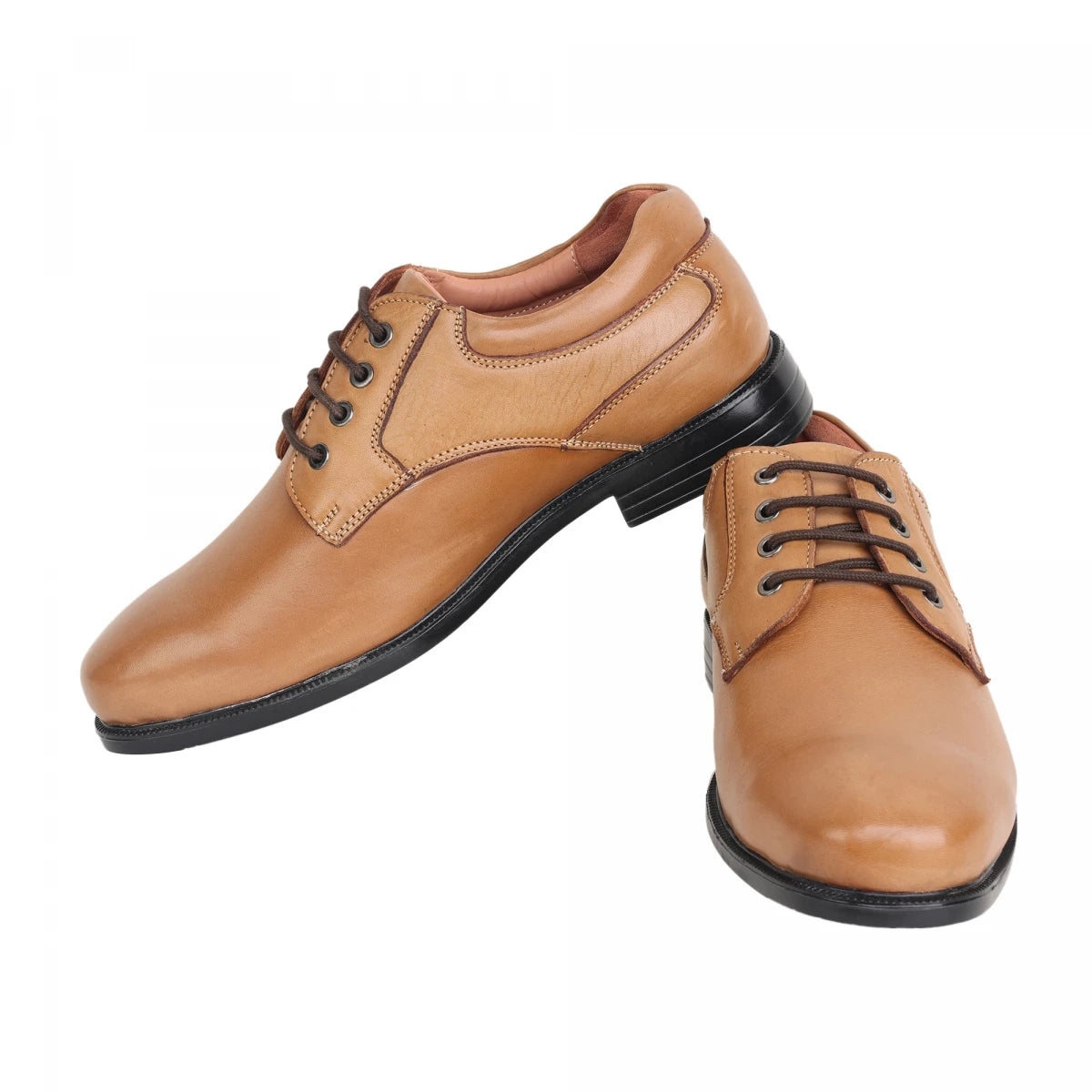 Pure Leather, Super Light, Formal Shoe in 'Hard to find -Tan' - DRB2506LTAN