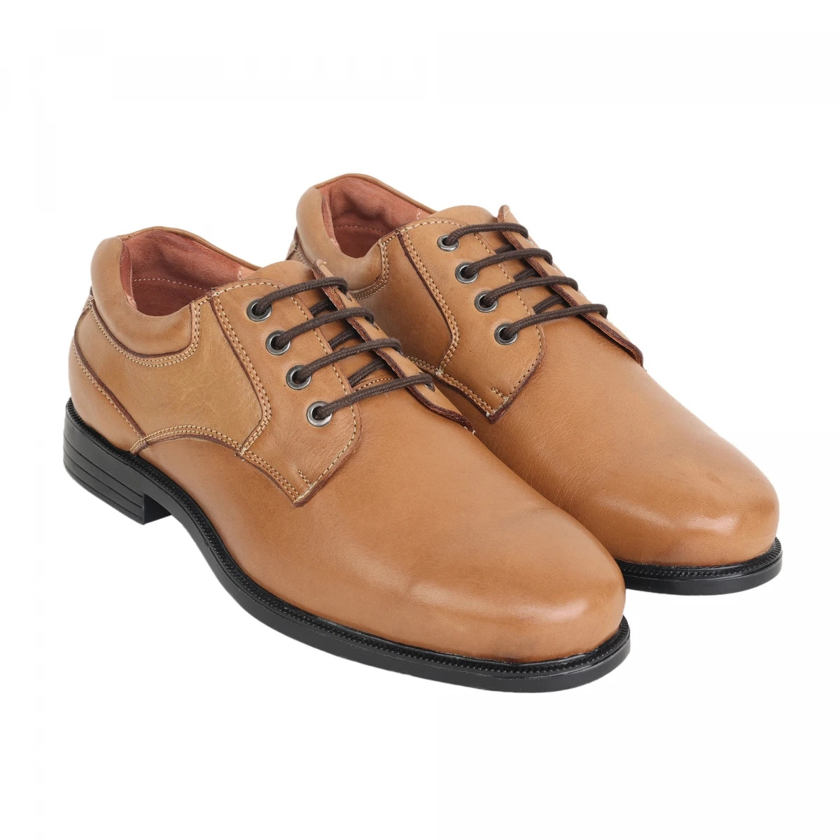 Pure Leather, Super Light, Formal Shoe in 'Hard to find -Tan' - DRB2506LTAN