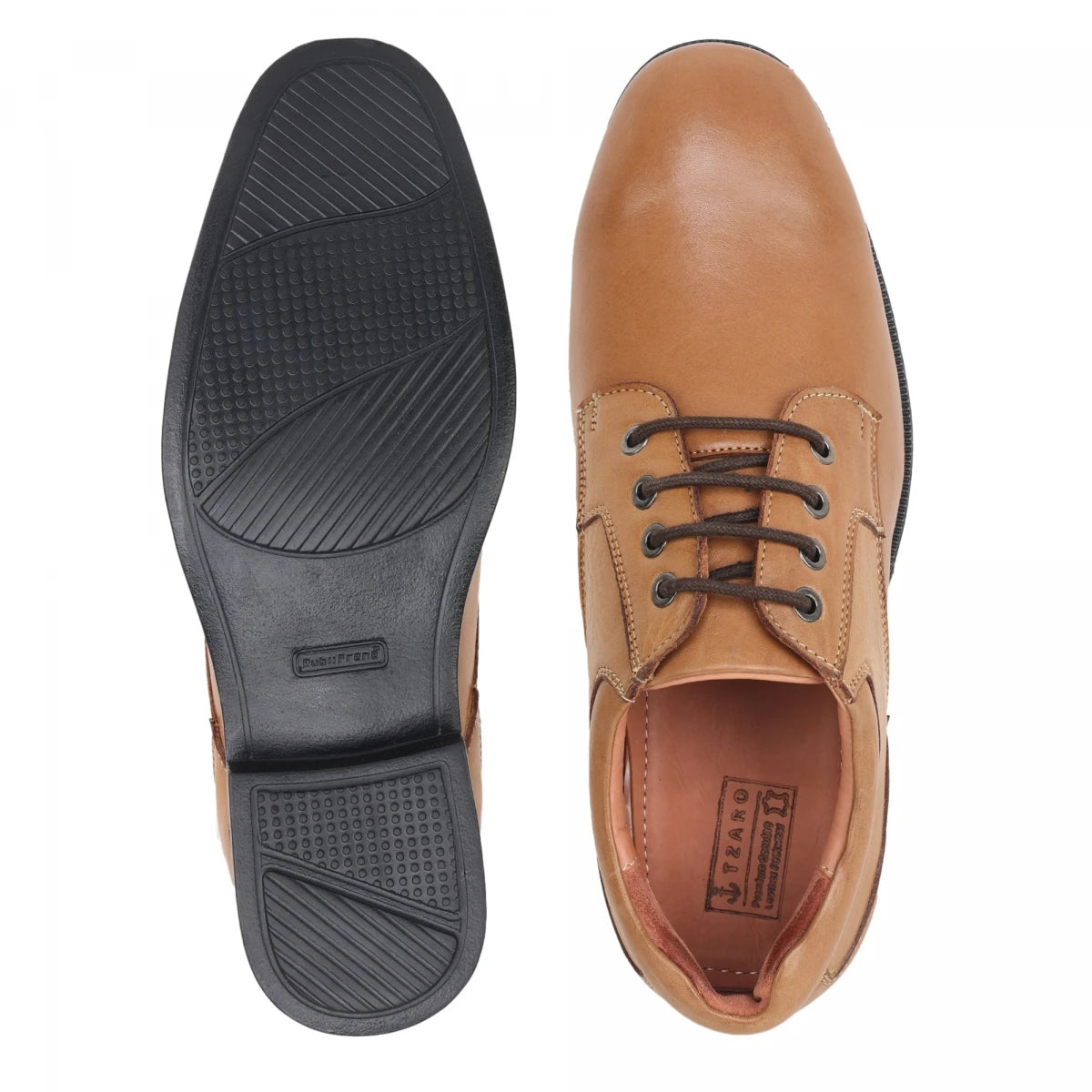 Pure Leather, Super Light, Formal Shoe in 'Hard to find -Tan' - DRB2506LTAN
