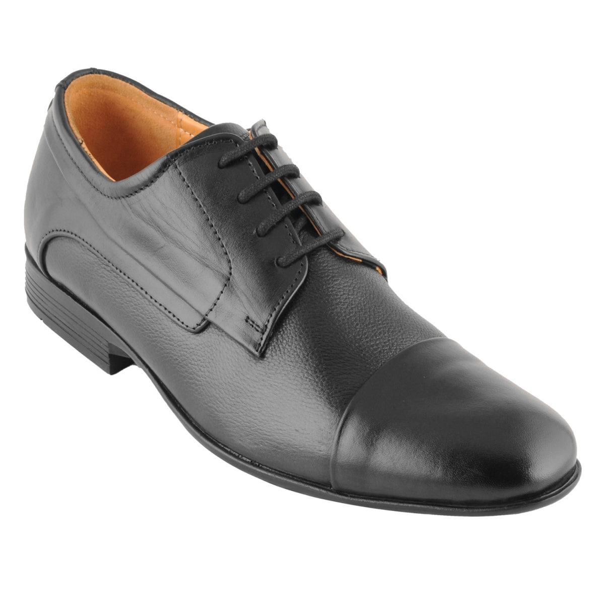 Pure Leather Black Oxford Shoes with Rubber Sole – Dariku