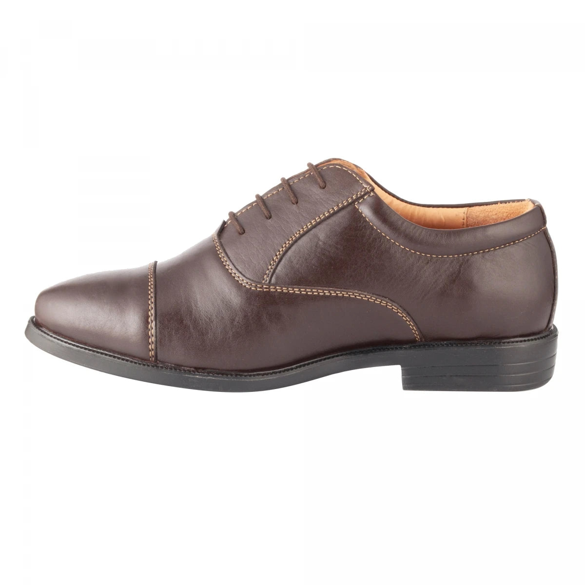 Pure Leather Chocolate Color Oxford Shoes - Earl Gray , ENGCHC2402