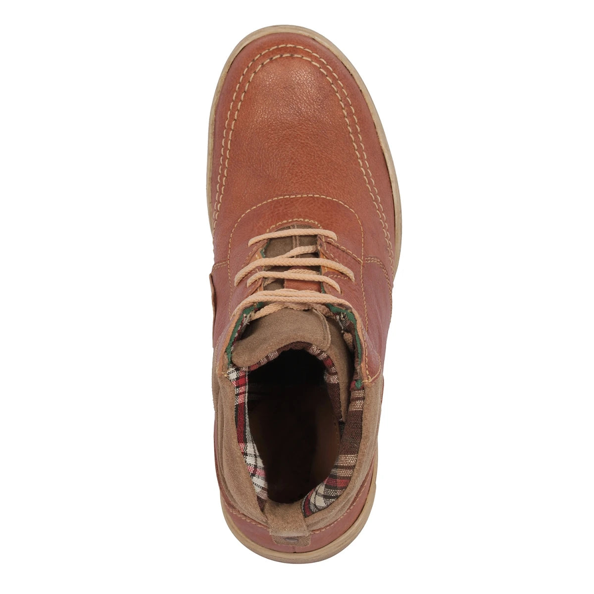 Pure Leather Tan Boots  - SIYTAN, FA68012SIYTAN