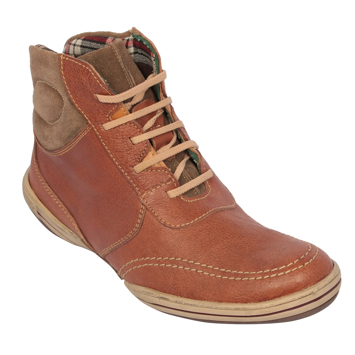 Pure Leather Tan Boots  - SIYTAN, FA68012SIYTAN