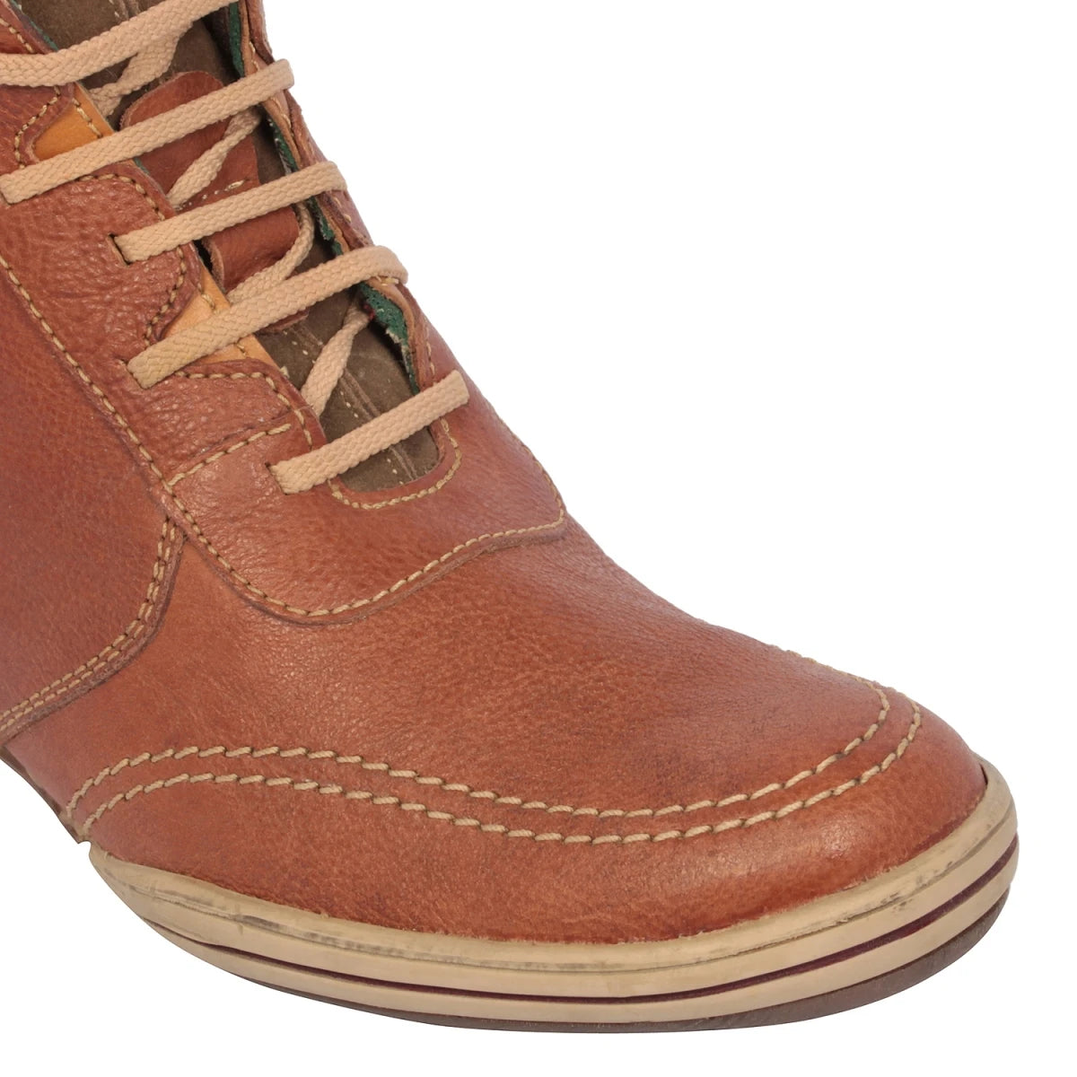 Pure Leather Tan Boots  - SIYTAN, FA68012SIYTAN