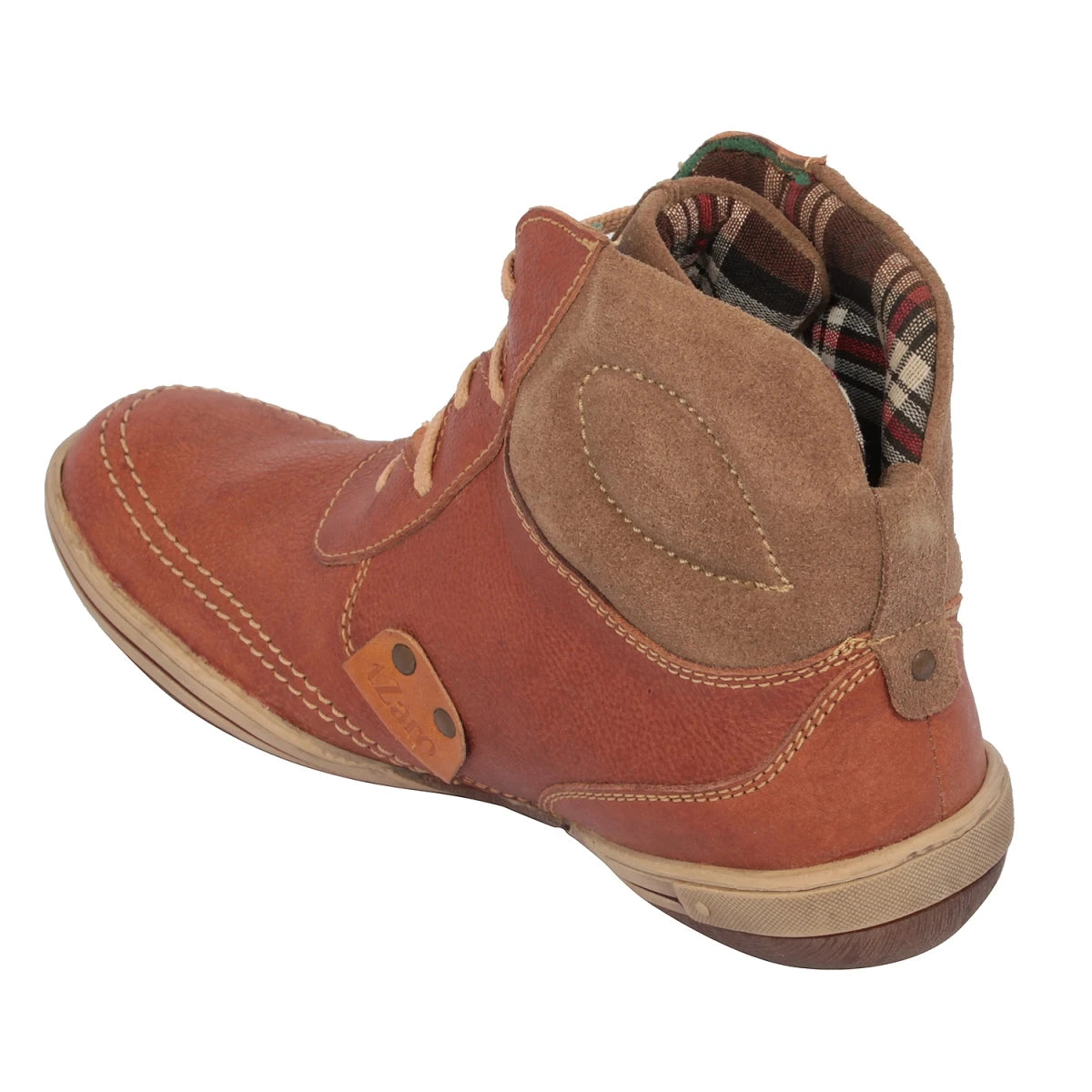 Pure Leather Tan Boots  - SIYTAN, FA68012SIYTAN
