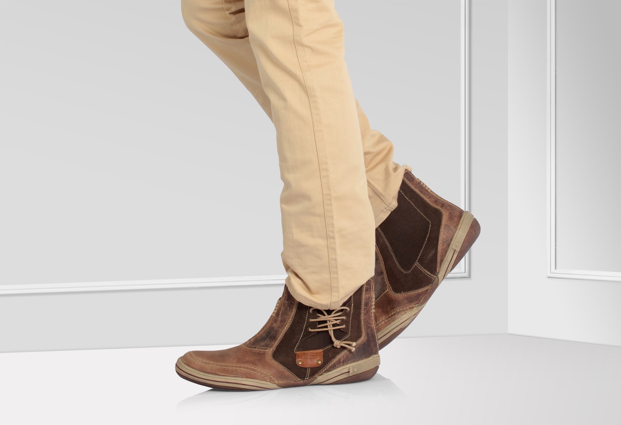 Pure Leather Chelsea Boot - Brute (CRZ), FA6802CRZElas - Showcase Image 1