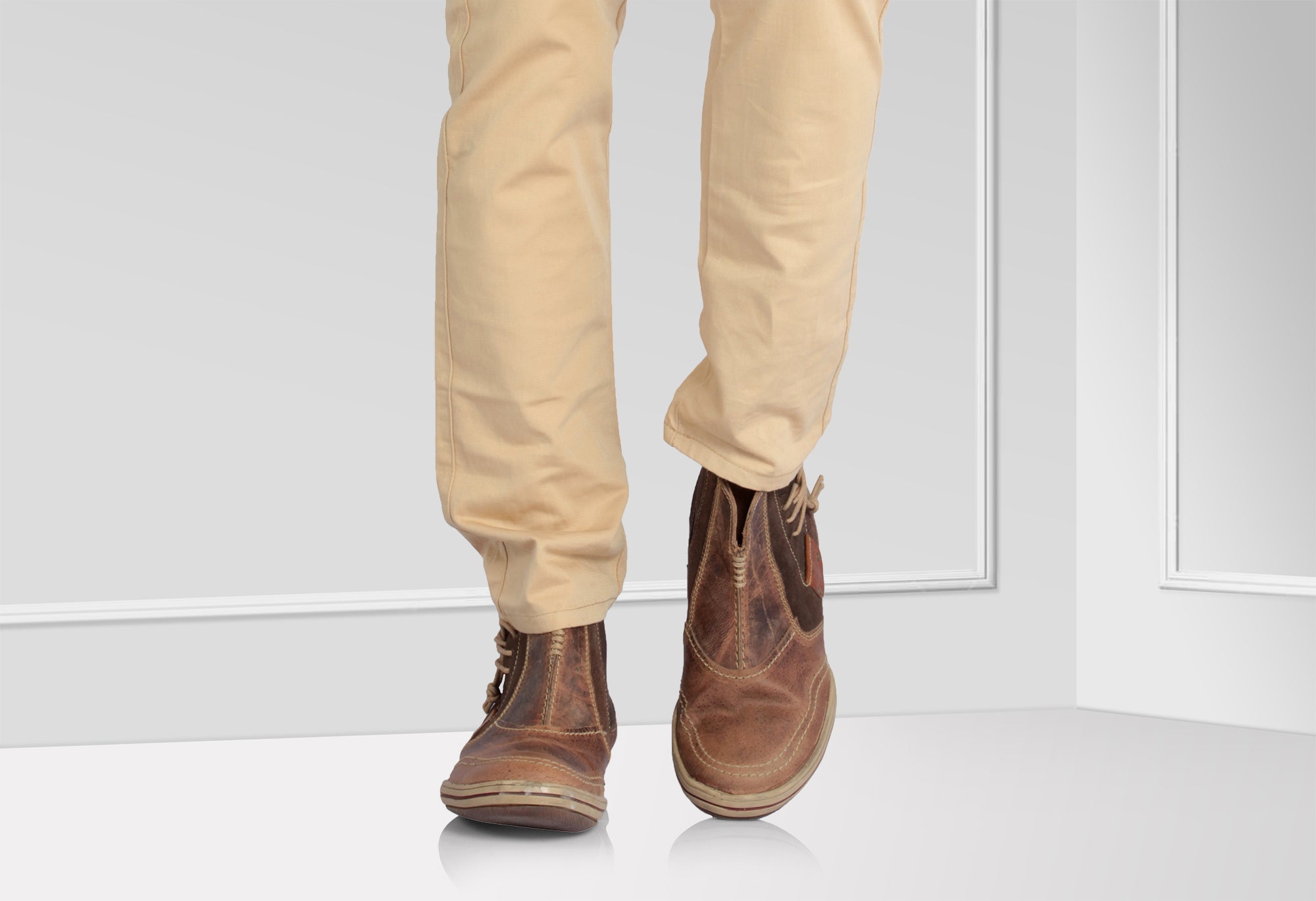 Pure Leather Chelsea Boot - Brute (CRZ), FA6802CRZElas - Showcase Image 2