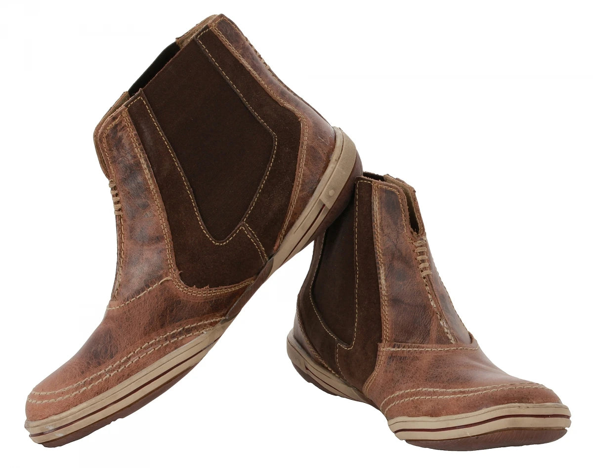 Pure Leather Chelsea Boot - Brute (CRZ), FA6802CRZElas
