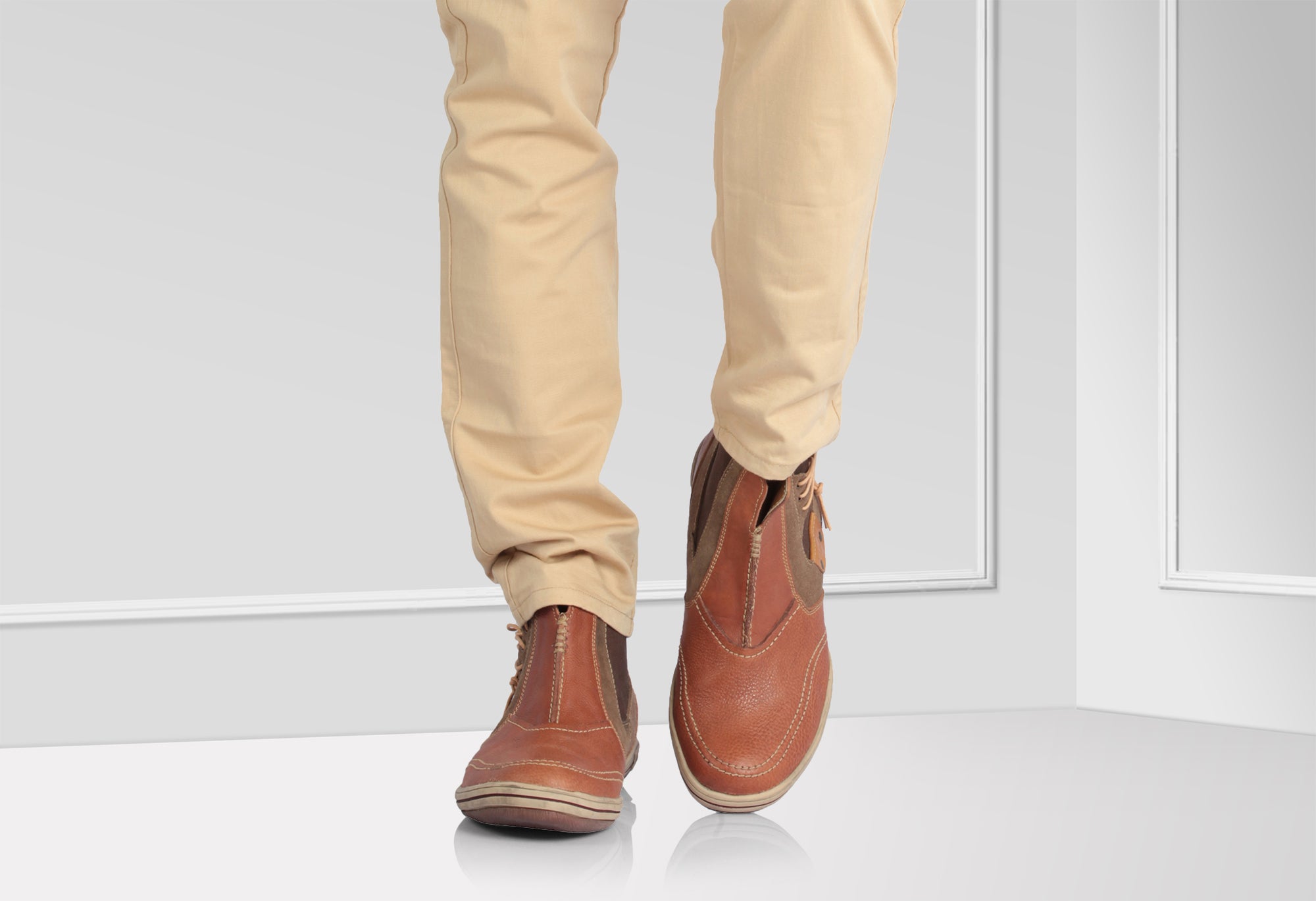 Pure Leather Chelsea Boot - Brute(SIY), FA6823ELSIYTAN - Showcase Image 2