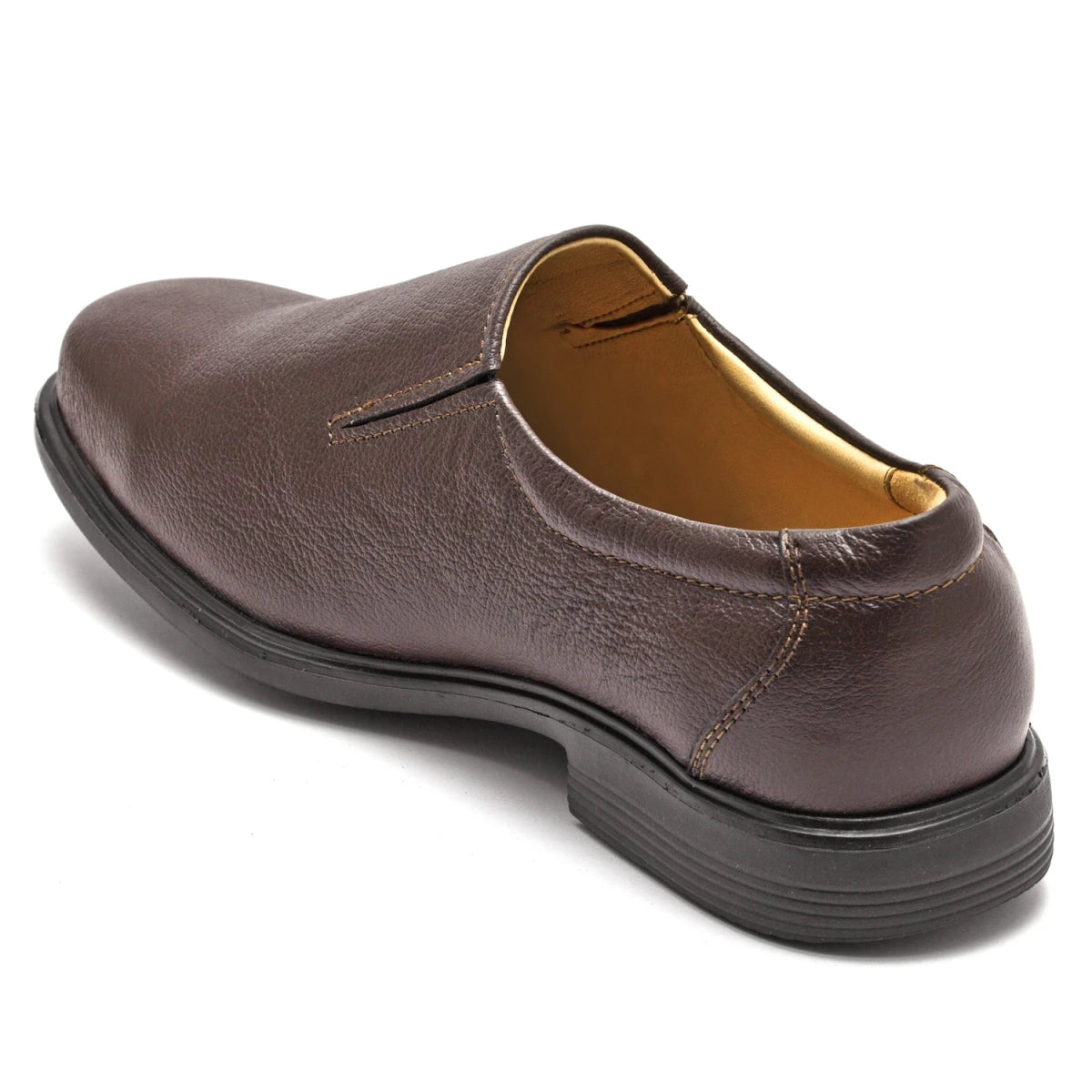 Pure Leather Chocolate Color Slip-On Formal Shoe - Choco-Geneva, FREMC2424CHC