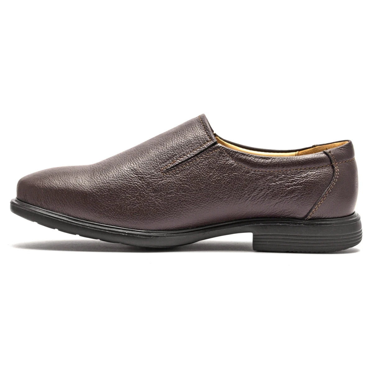 Pure Leather Chocolate Color Slip-On Formal Shoe - Choco-Geneva, FREMC2424CHC