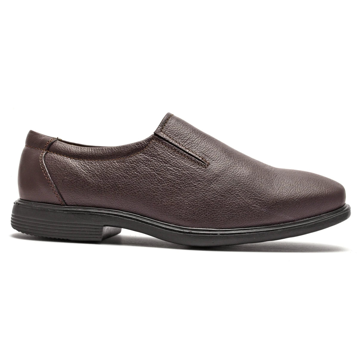 Pure Leather Chocolate Color Slip-On Formal Shoe - Choco-Geneva, FREMC2424CHC