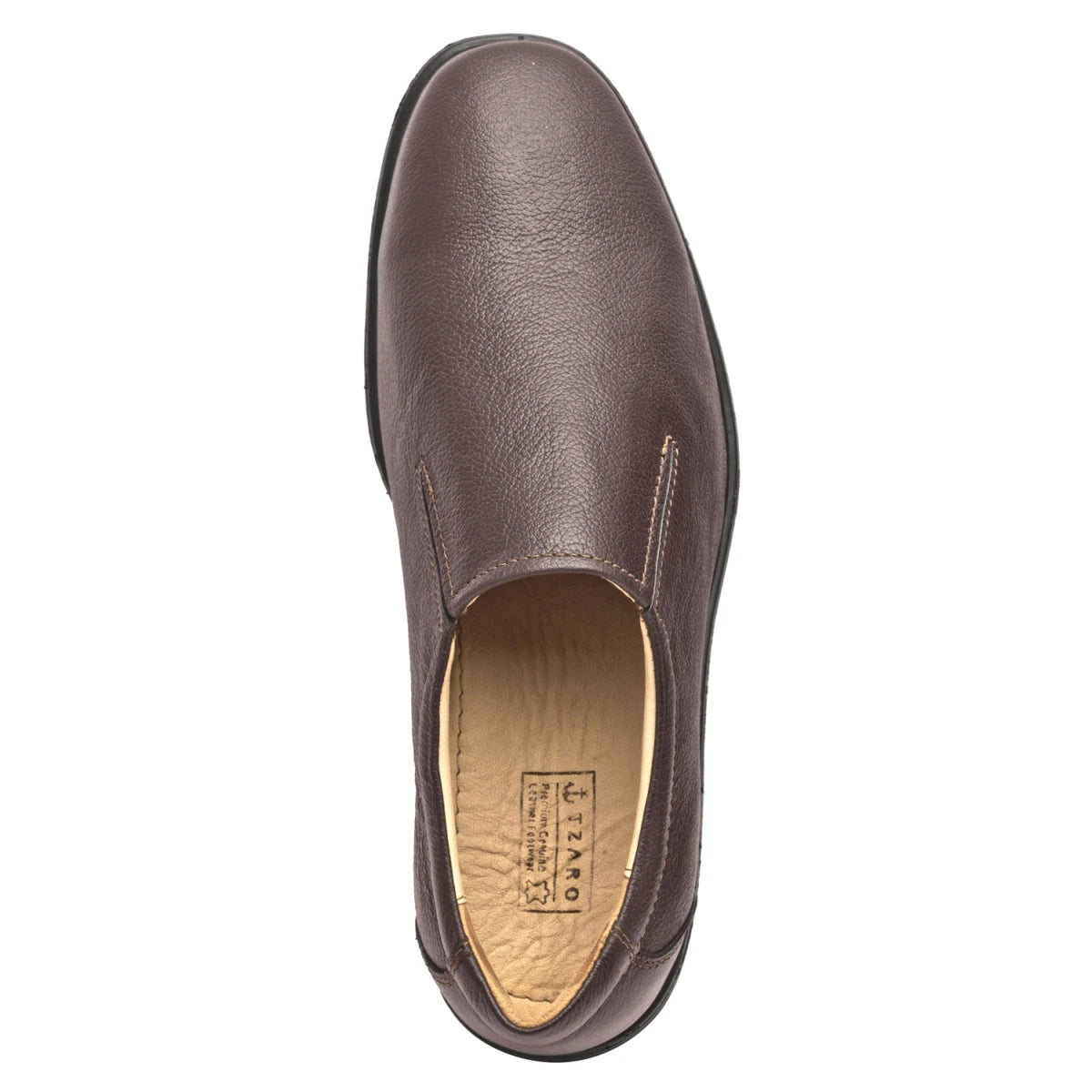 Pure Leather Chocolate Color Slip-On Formal Shoe - Choco-Geneva, FREMC2424CHC