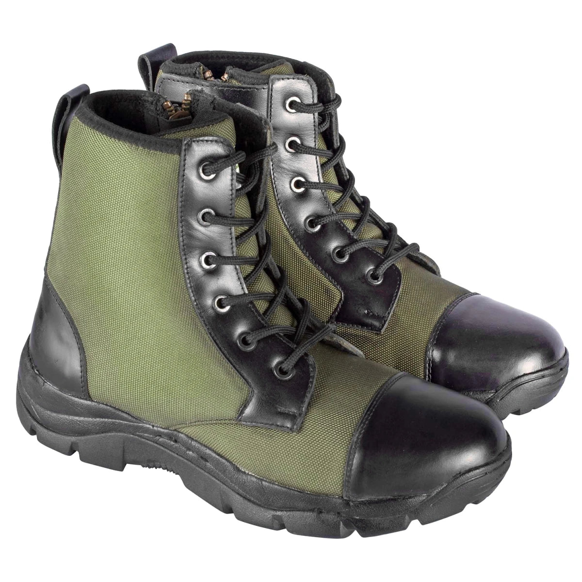 Next Generation Olive Green Jungle Boots with Zipper Opening – HULK, HLKCNVOGZP