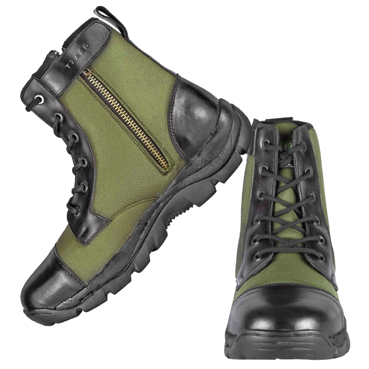 Next Generation Olive Green Jungle Boots with Zipper Opening – HULK, HLKCNVOGZP
