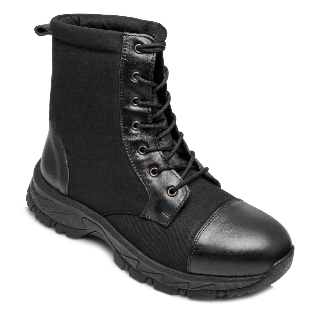 Canvas - Leather Tactical Black Jungle Boots - Hulk (Black Robin), HULKCNV01