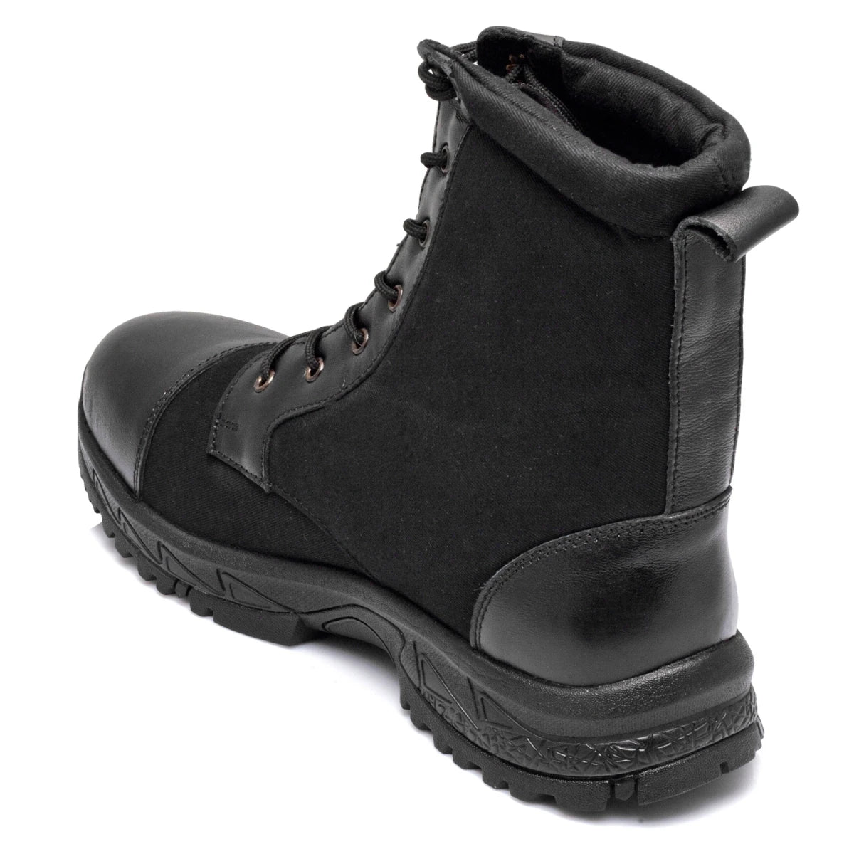 Canvas - Leather Tactical Black Jungle Boots - Hulk (Black Robin), HULKCNV01