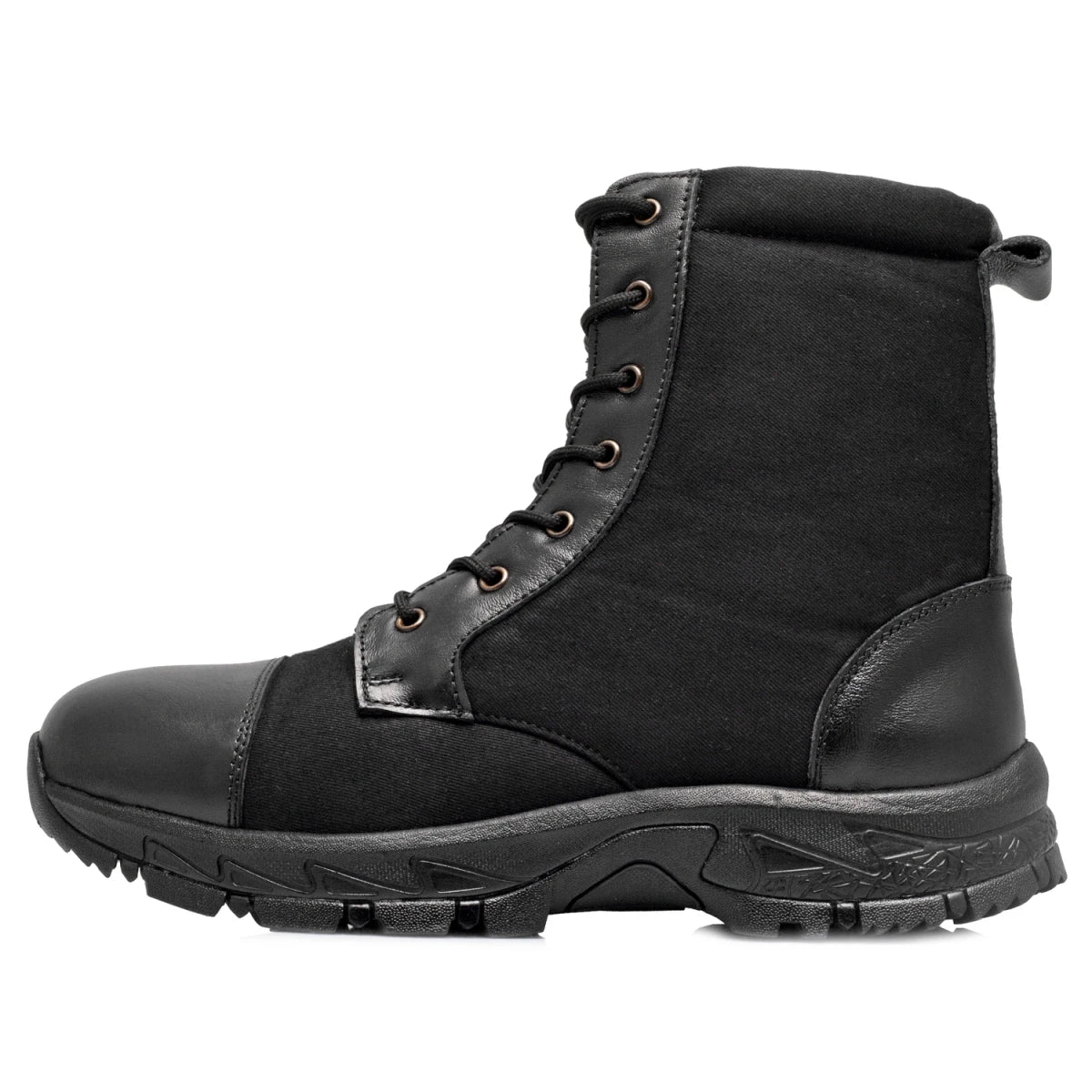 Canvas - Leather Tactical Black Jungle Boots - Hulk (Black Robin), HULKCNV01