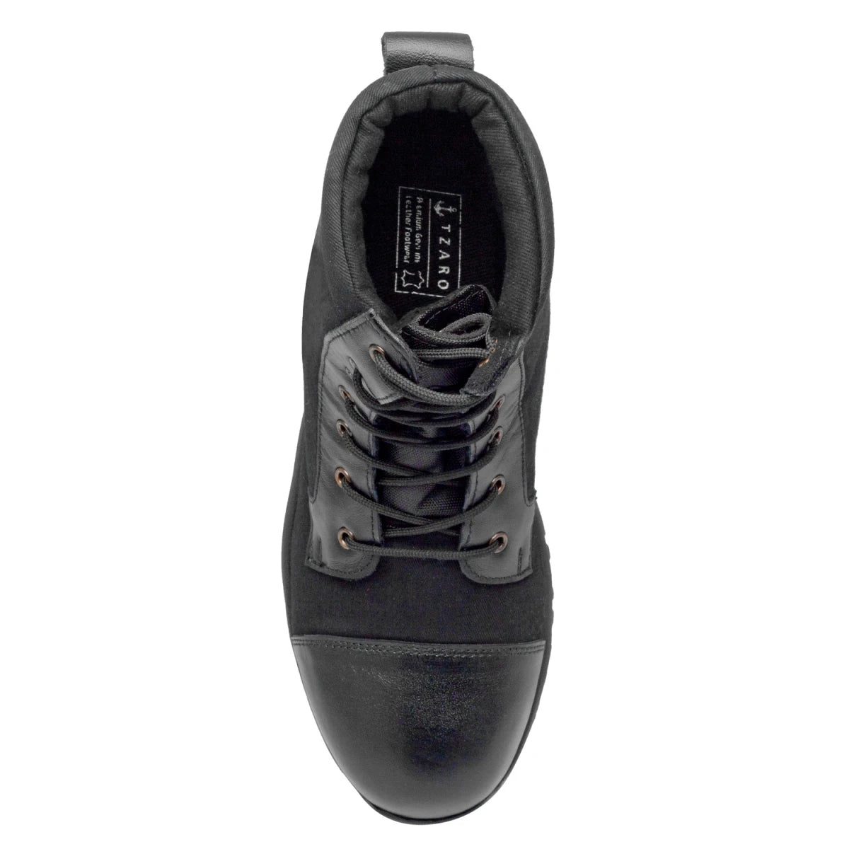 Canvas - Leather Tactical Black Jungle Boots - Hulk (Black Robin), HULKCNV01