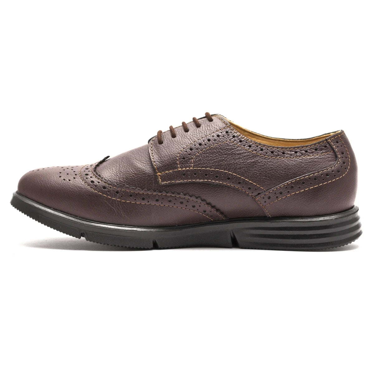 Pure Leather Super-Light Chocolate Brogues - Gimlet (Chocolate), ICNCHC2205BRG