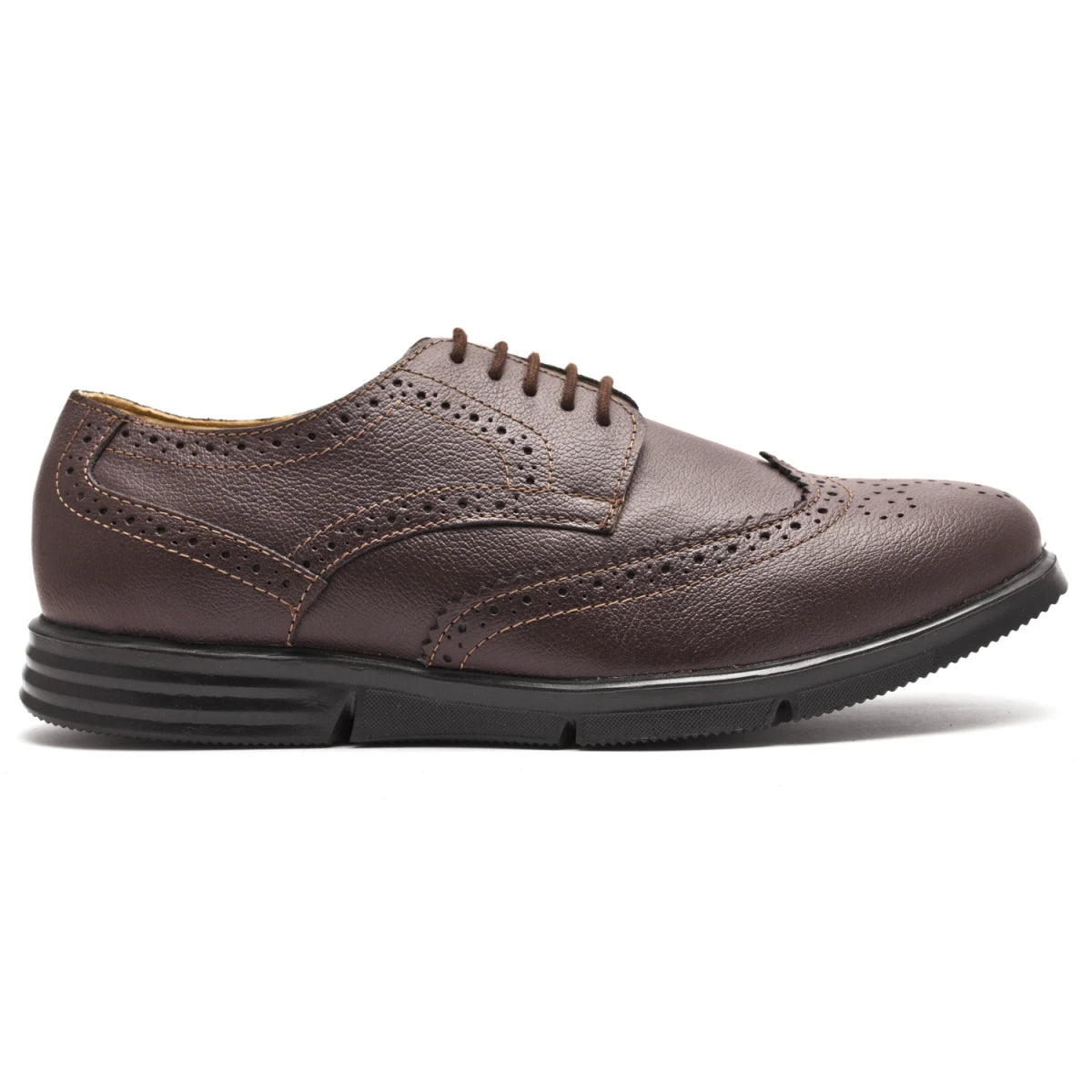 Pure Leather Super-Light Chocolate Brogues - Gimlet (Chocolate), ICNCHC2205BRG