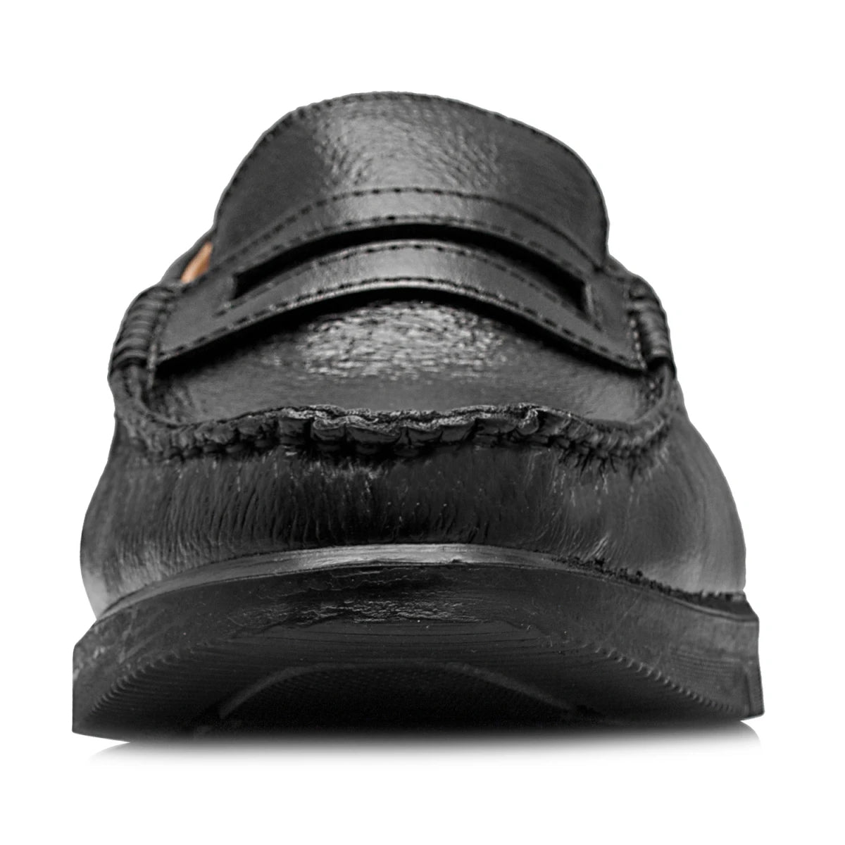 Pure Leather, Super-Light, Black Formal Slip-on Shoes - TIMS, ICNSLP2214BL