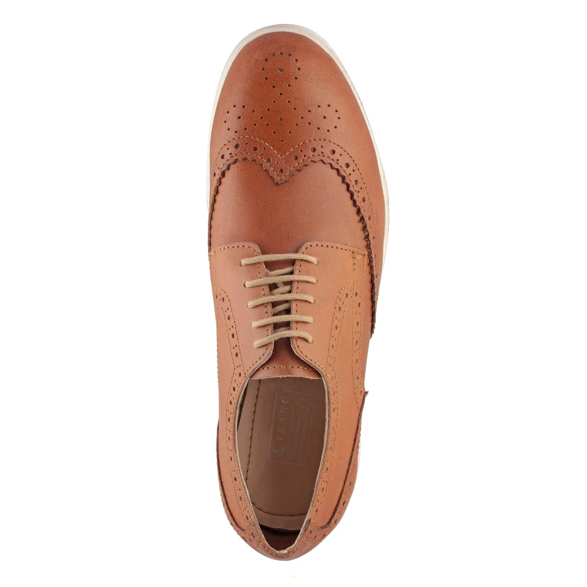 Pure Leather, Super-Light, Tan Brogue - Gimlet (Tan) , ICNTAN2201BRG
