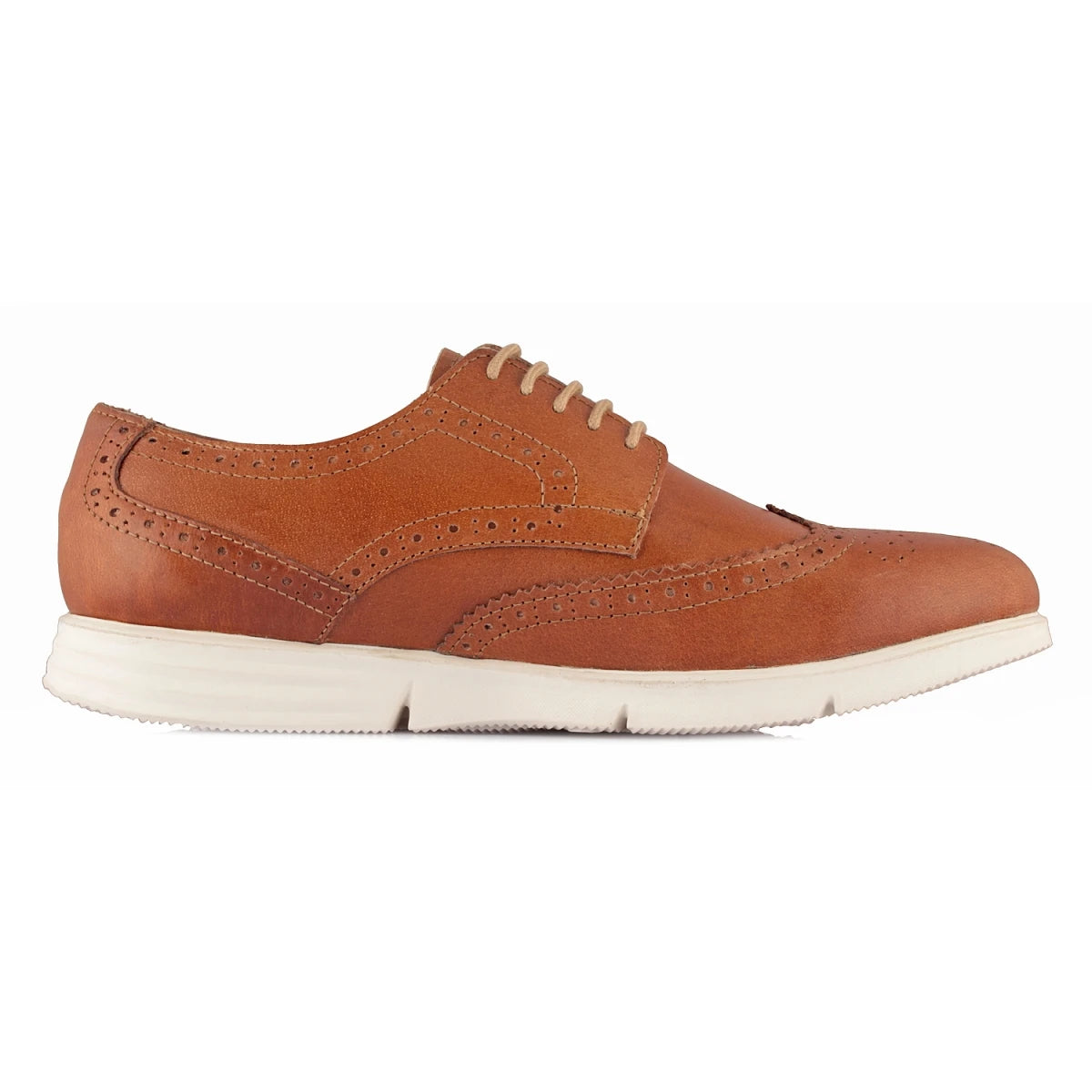 Pure Leather, Super-Light, Tan Brogue - Gimlet (Tan) , ICNTAN2201BRG
