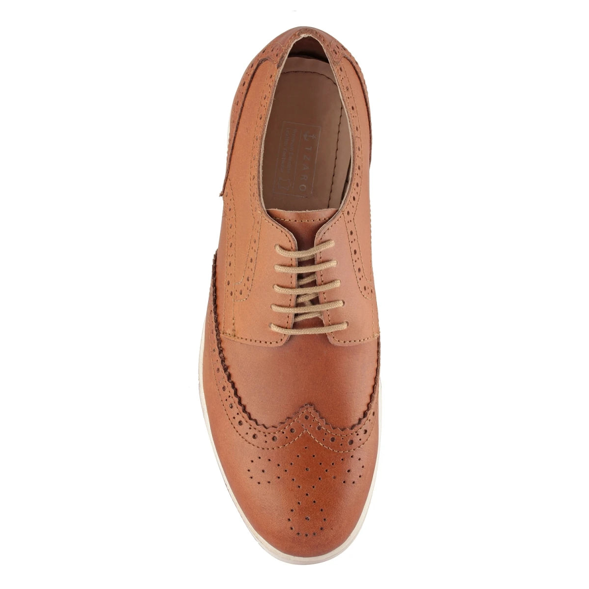 Pure Leather, Super-Light, Tan Brogue - Gimlet (Tan) , ICNTAN2201BRG