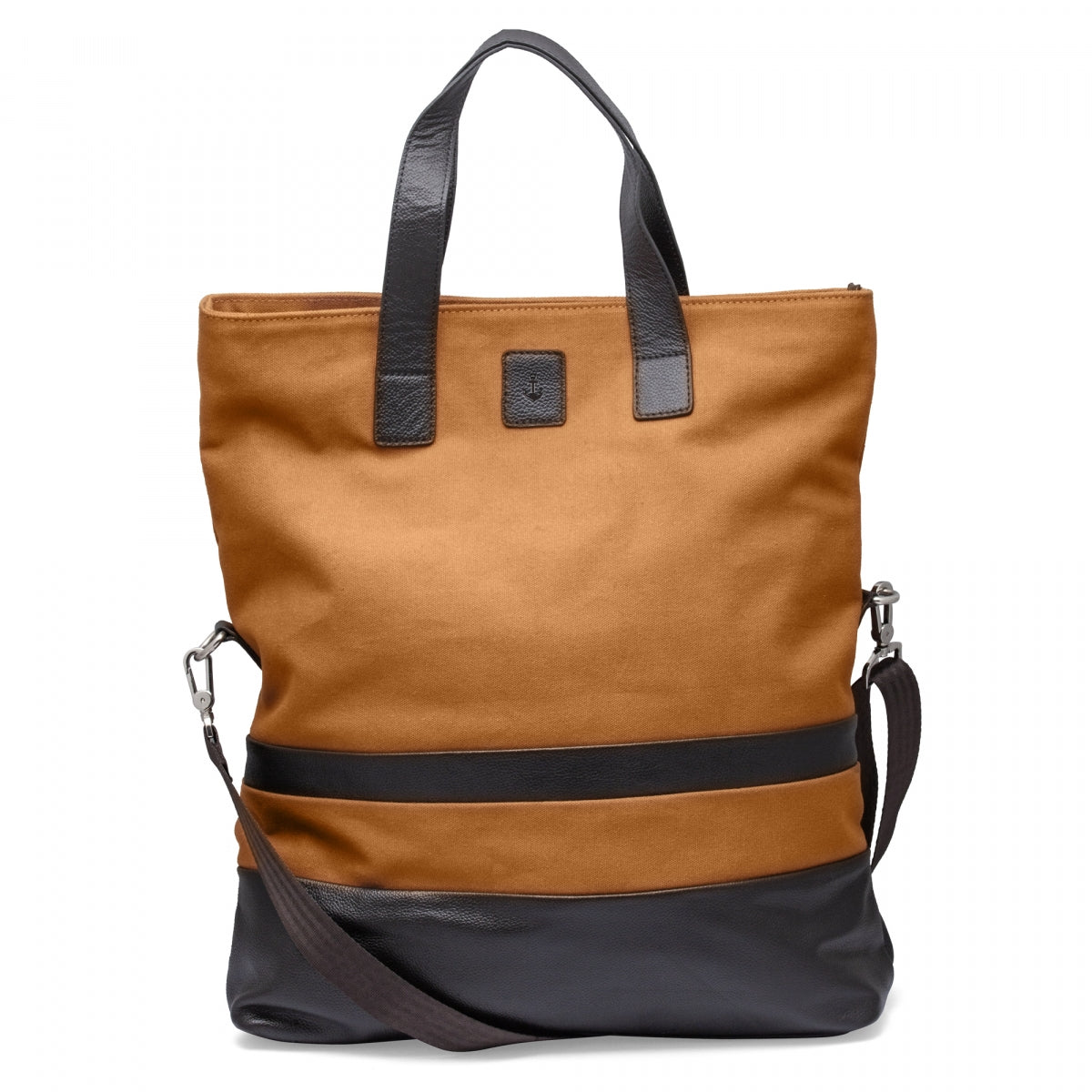 Canvas Genuine Leather Shopper Bag - Wembley
