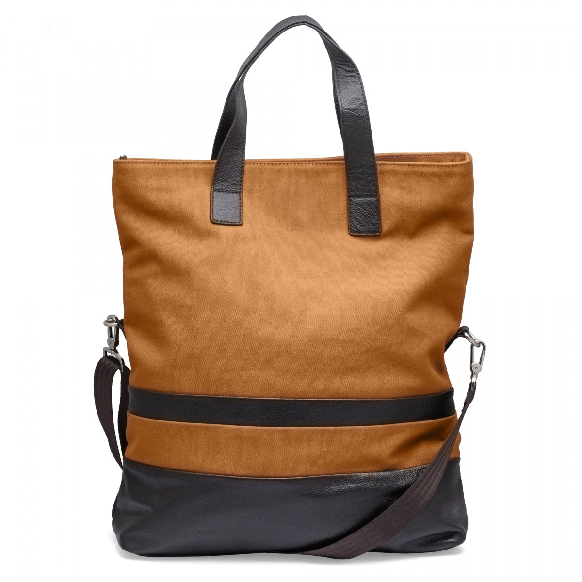 Canvas Genuine Leather Shopper Bag - Wembley