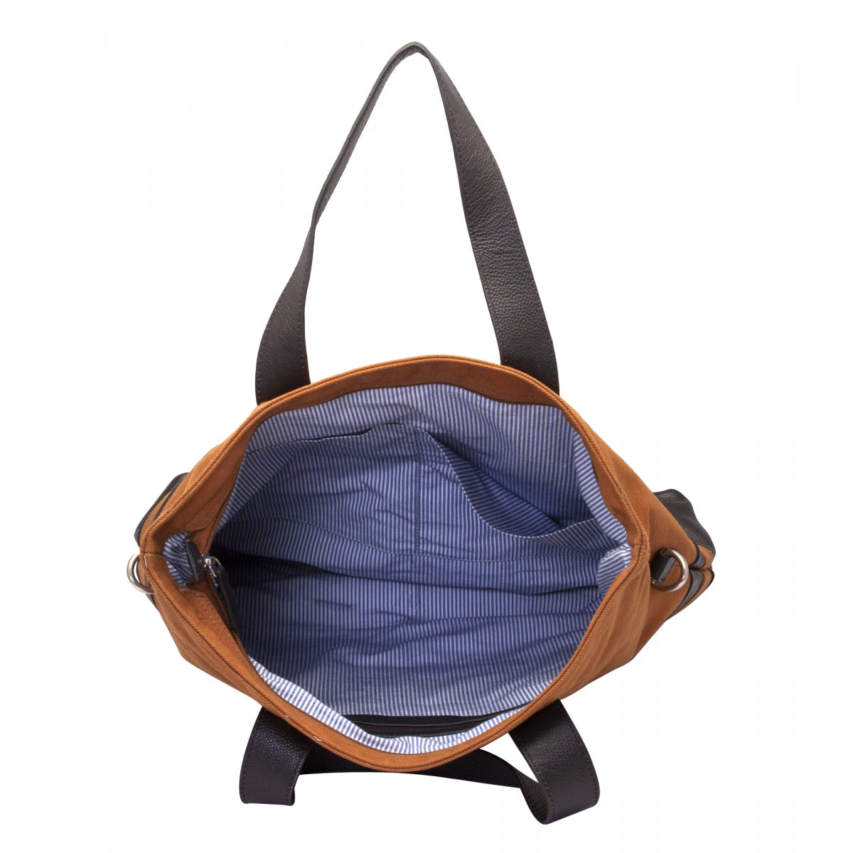 Canvas Genuine Leather Shopper Bag - Wembley