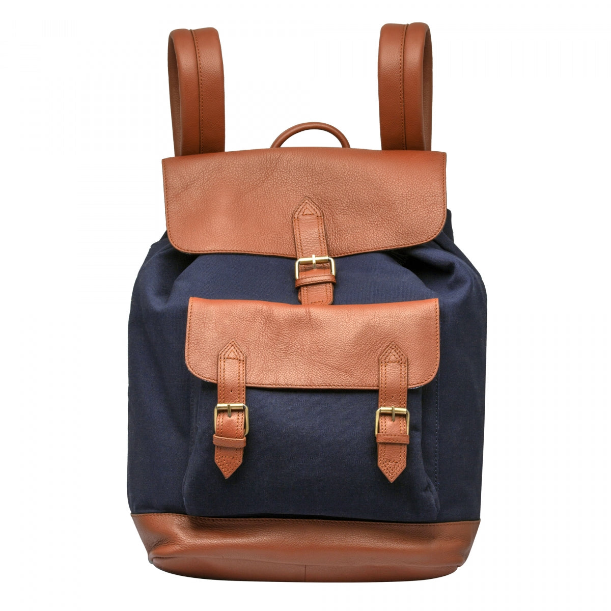 Canvas Genuine Leather Backpack - OSLO