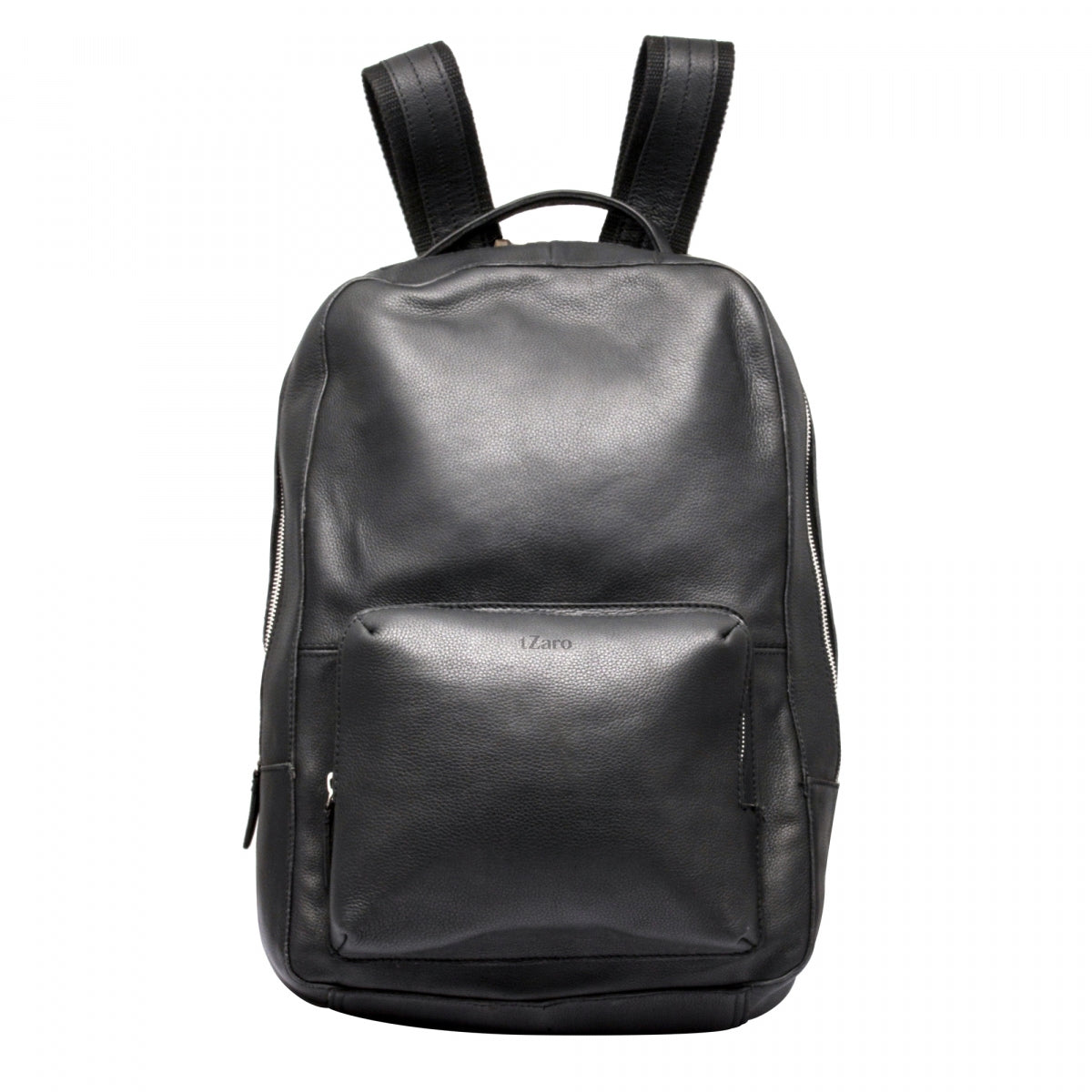 Black Genuine Leather Backpack - Perth