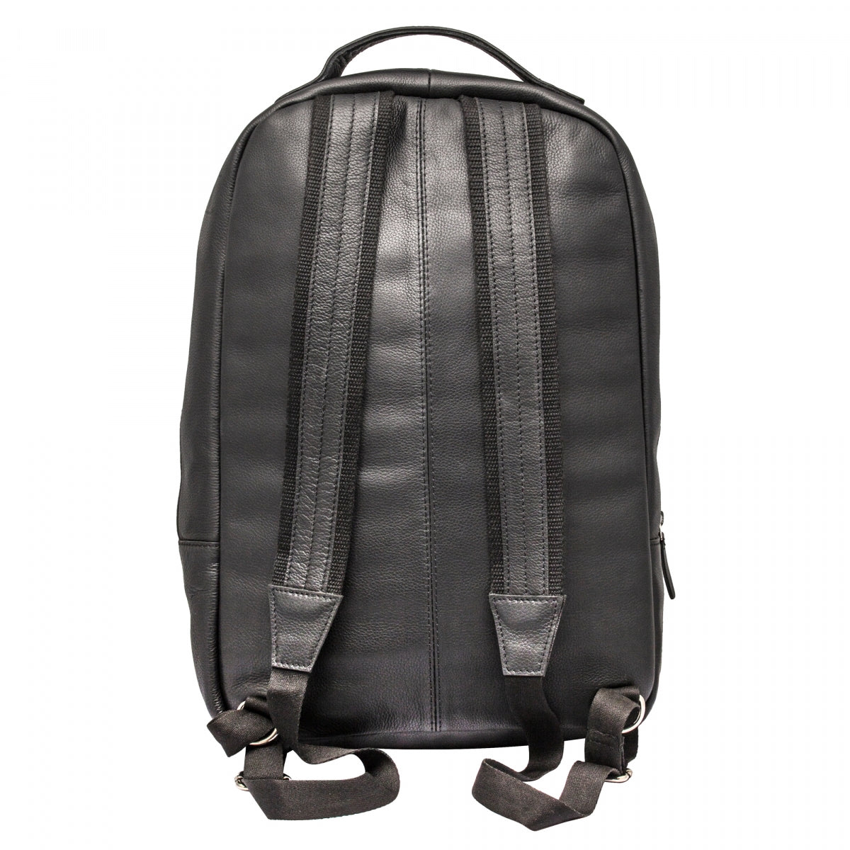 Black Genuine Leather Backpack - Perth