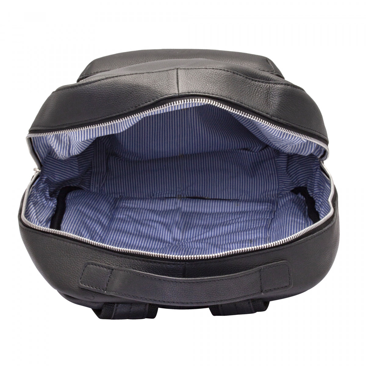 Black Genuine Leather Backpack - Perth