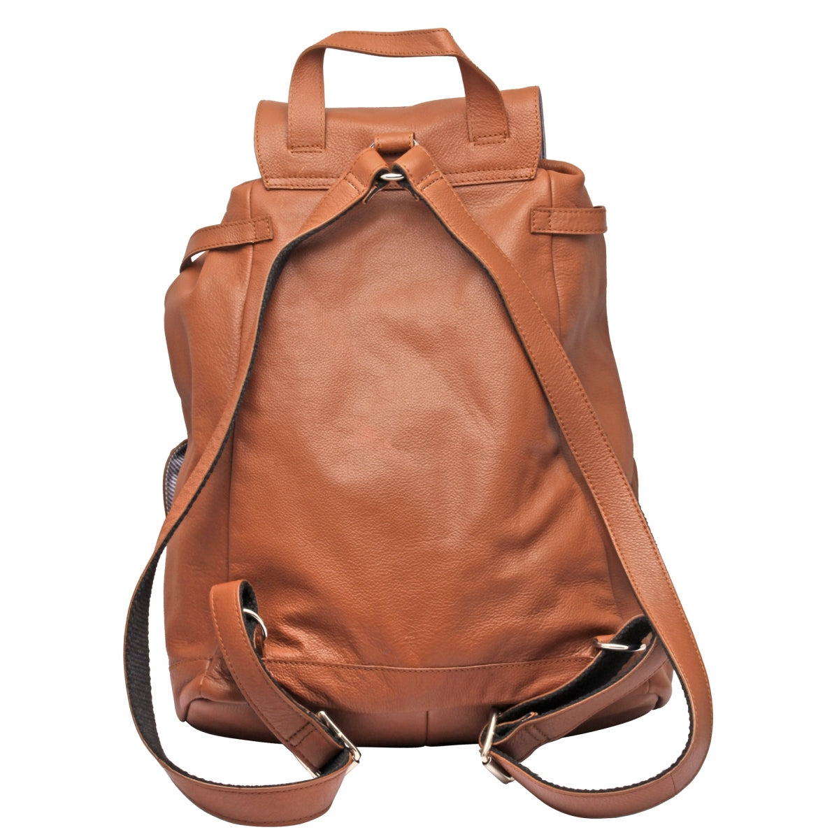Tan Genuine Leather Backpack - Berlin