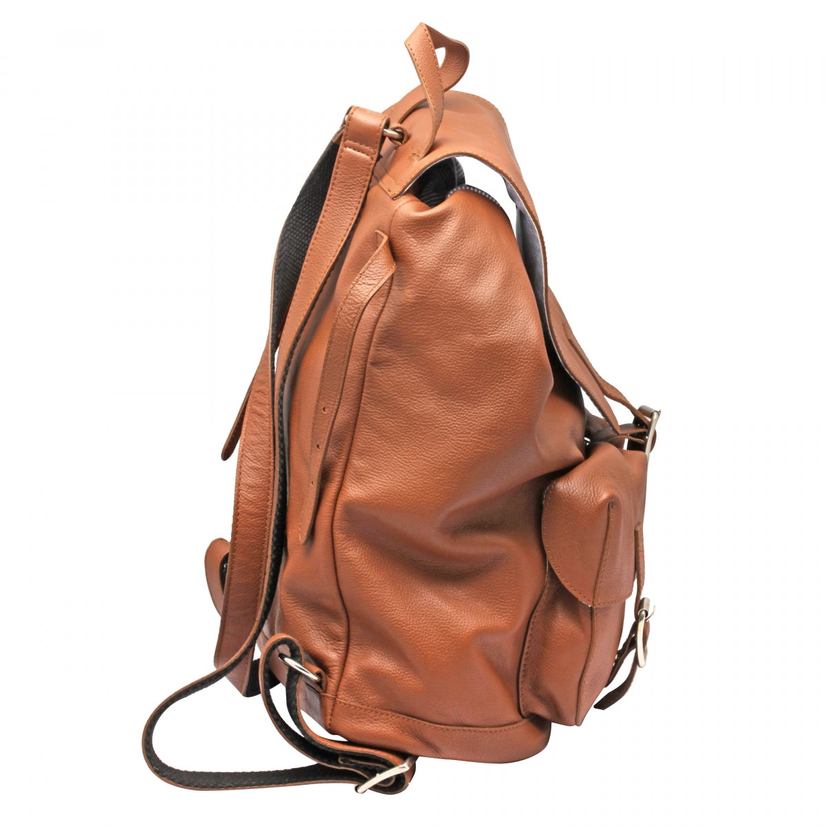 Tan Genuine Leather Backpack - Berlin