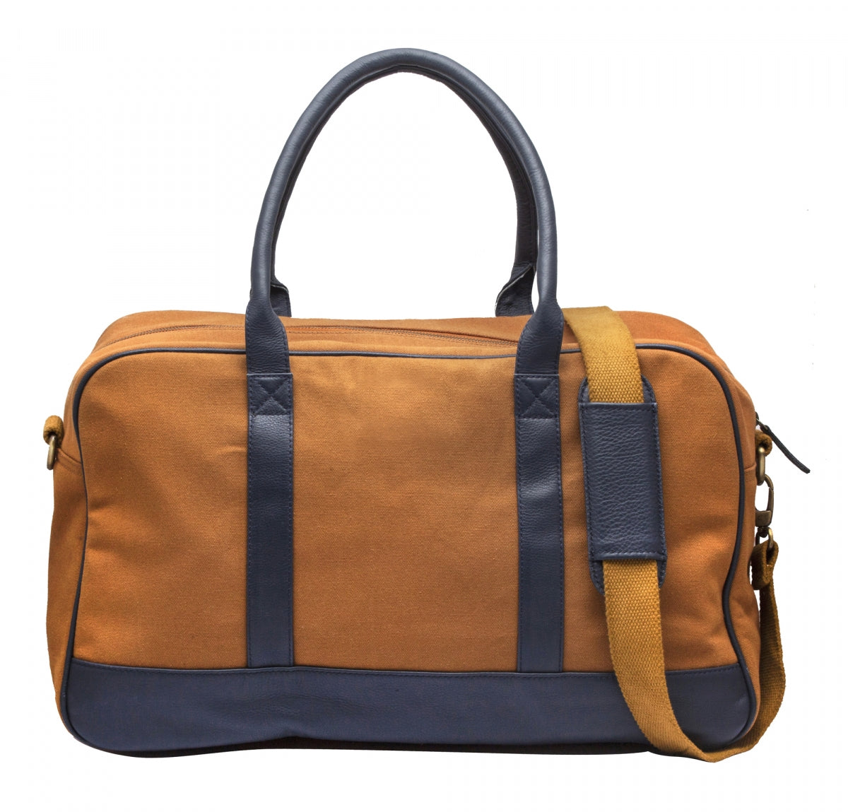 Canvas Genuine Leather Duffle Bag - Brighton