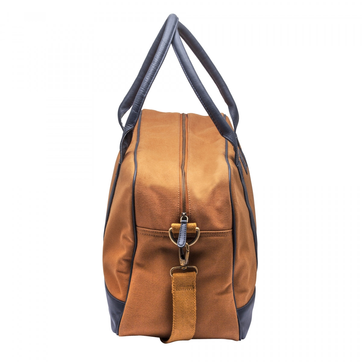 Canvas Genuine Leather Duffle Bag - Brighton