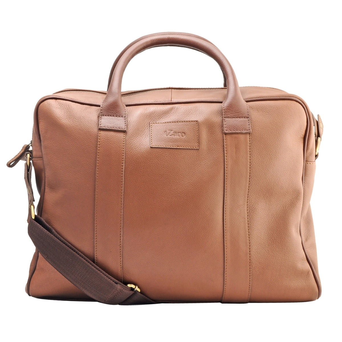 TZARO Genuine Leather Portfolio Bag IBEX (Tan)