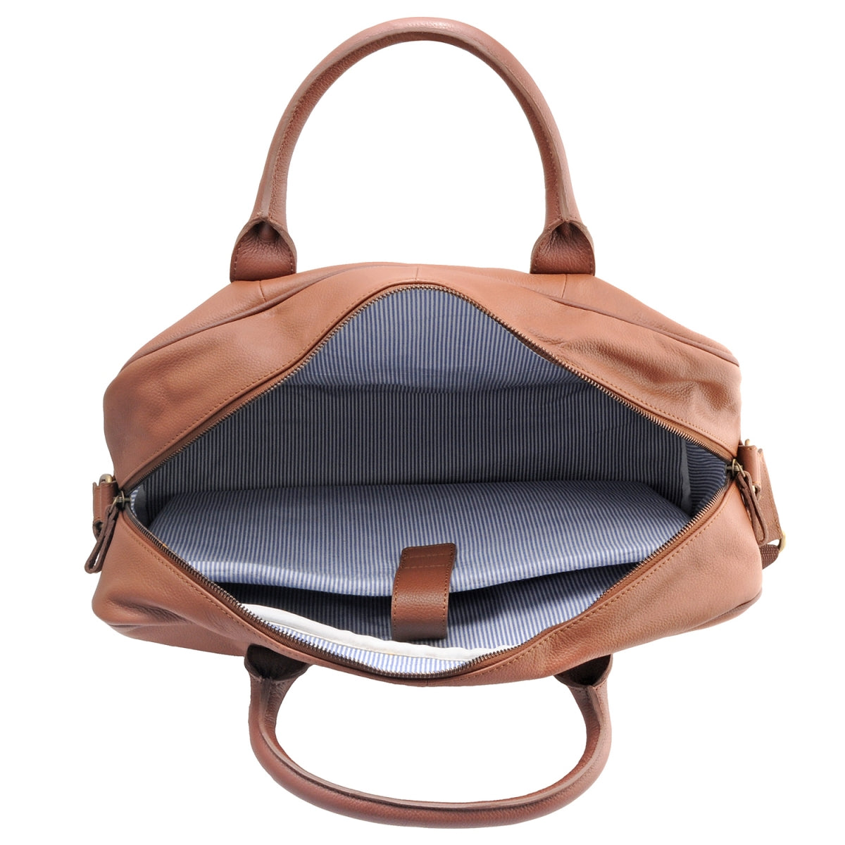 TZARO Genuine Leather Portfolio Bag IBEX (Tan)
