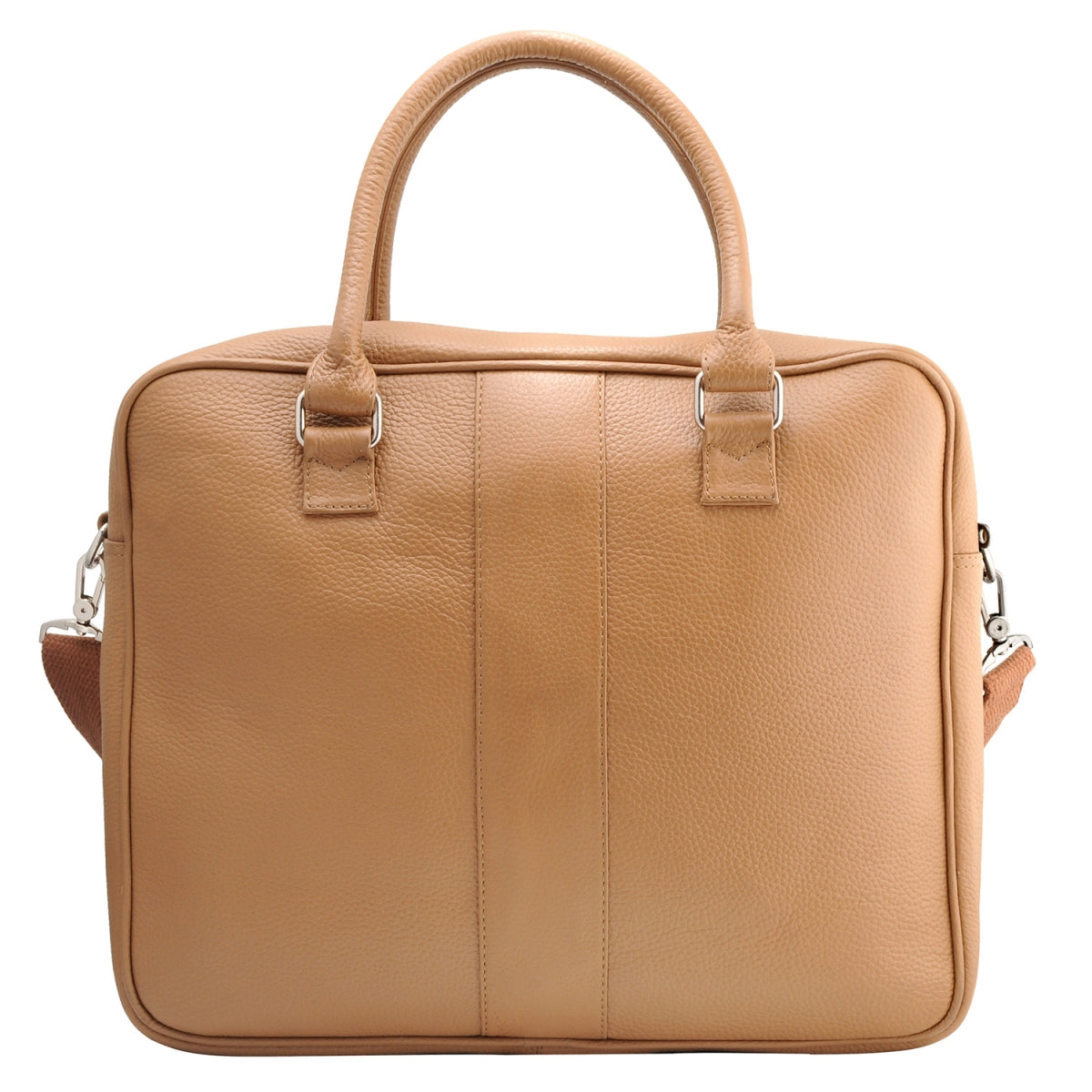 TZARO Genuine Leather Portfolio Bag ZANSKAR (Tan)