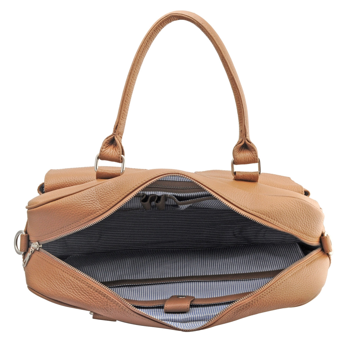 TZARO Genuine Leather Portfolio Bag ZANSKAR (Tan)