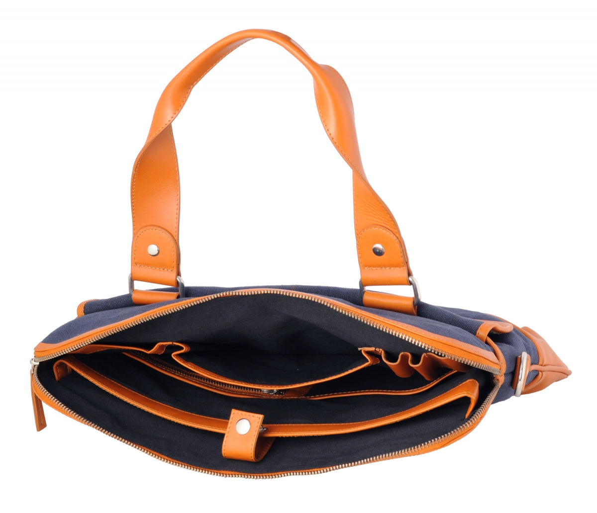 TZARO Canvas - Genuine Leather Laptop Bag: IQPRSBAG008