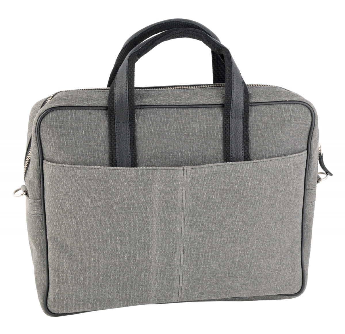 TZARO Canvas - Genuine Leather Laptop Bag: IQPRSBAG010