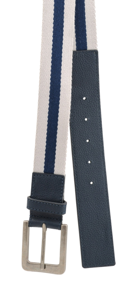 TZARO Canvas Genuine Leather Belt - IQPRSFBLT010